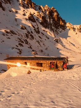 Ski de randonnée sur l