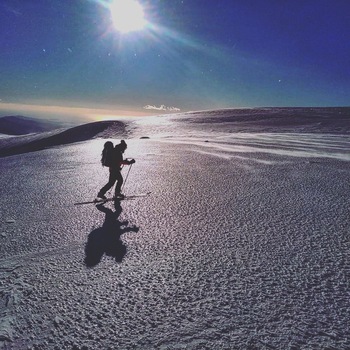 Ski de randonnée sur l